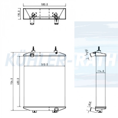 Wasserkhler passend fr Deutz