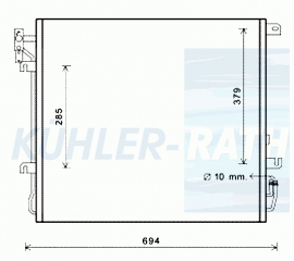 Kondensator passend fr Land Rover