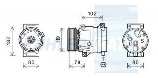 Kompressor passend fr Renault