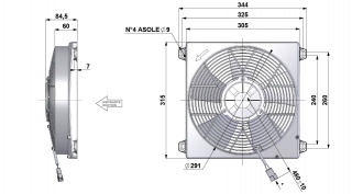 Ventilator passend fr Comex