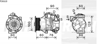 Kompressor passend fr Toyota