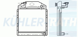 Wasserkhler passend fr Mercedes-Benz