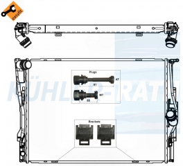 Wasserkhler passend fr BMW