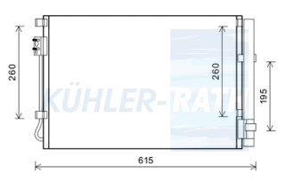 Kondensator passend fr Hyundai/Kia