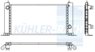 Wasserkhler passend fr Fiat