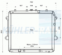 Wasserkhler passend fr Toyota