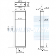 Wasserkhler passend fr Komatsu