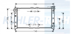 Wasserkhler passend fr Mazda