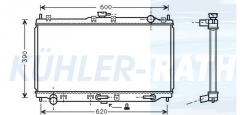 Wasserkhler passend fr Mazda