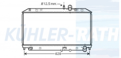 Wasserkhler passend fr Mazda