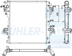 Wasserkhler passend fr Toyota