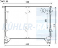 Kondensator passend fr SsangYong