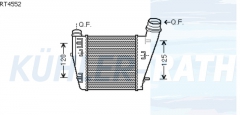 Ladeluftkhler passend fr Renault