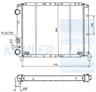 Wasserkhler passend fr Fiat