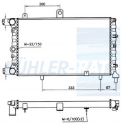 Wasserkhler passend fr Fiat