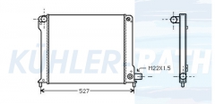 Wasserkhler passend fr Fiat