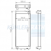 Wasserk�hler passend f�r Komatsu