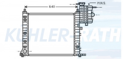 Wasserkhler passend fr Mercedes-Benz