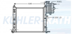 Wasserkhler passend fr Mercedes-Benz