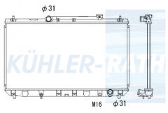 Wasserkhler passend fr Toyota