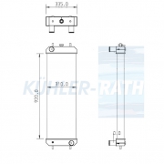 Wasserk�hler passend f�r Hitachi/Kobelco