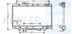 Wasserkhler passend fr Toyota