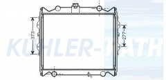 Wasserkhler passend fr Toyota