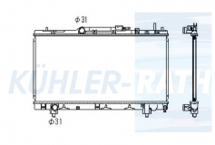 Wasserkhler passend fr Toyota