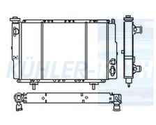 Wasserkhler passend fr Renault