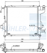 Wasserkhler passend fr Renault