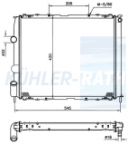 Wasserkhler passend fr Renault