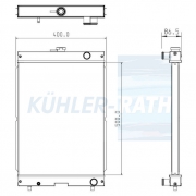 Wasserk�hler passend f�r Caterpillar