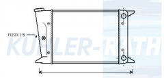 Wasserkhler passend fr VW