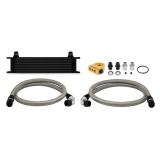 Mishimoto passend fr MMOC-UTBK Universal Thermostatic 10 Row Oil Cooler Kit, Black