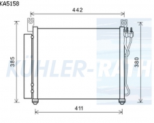 Kondensator passend fr Kia