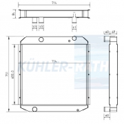 Wasserk�hler passend f�r Cummins