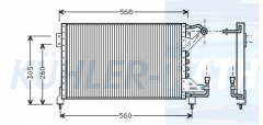 Kondensator passend fr Ford