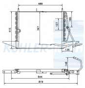 Kondensator passend fr Ford