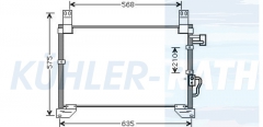 Kondensator passend fr Chevrolet/Daewoo