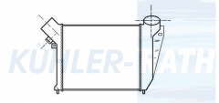 Ladeluftkhler passend fr VW