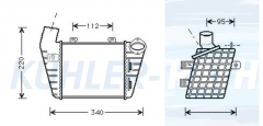 Ladeluftkhler passend fr VW/Audi