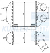 Ladeluftkhler passend fr Renault