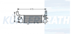 Ladeluftkhler passend fr Mazda
