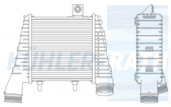 Ladeluftkhler passend fr Audi