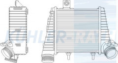 Ladeluftkhler passend fr Audi
