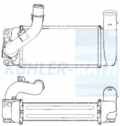 Ladeluftkhler passend fr Toyota