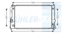 Wasserkhler passend fr Toyota