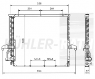 Kondensator passend fr Fiat