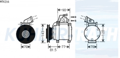 Kompressor passend fr Mitsubishi