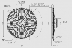 Ventilator passend fr Spal